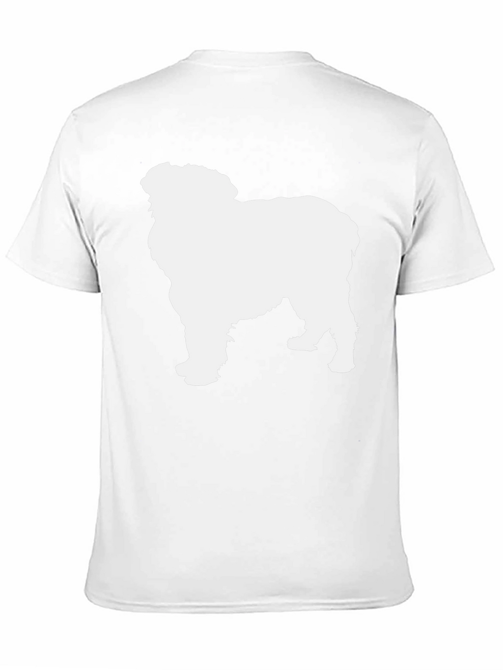 Dog Silhouette T-Shirt - Black Cotton Tee