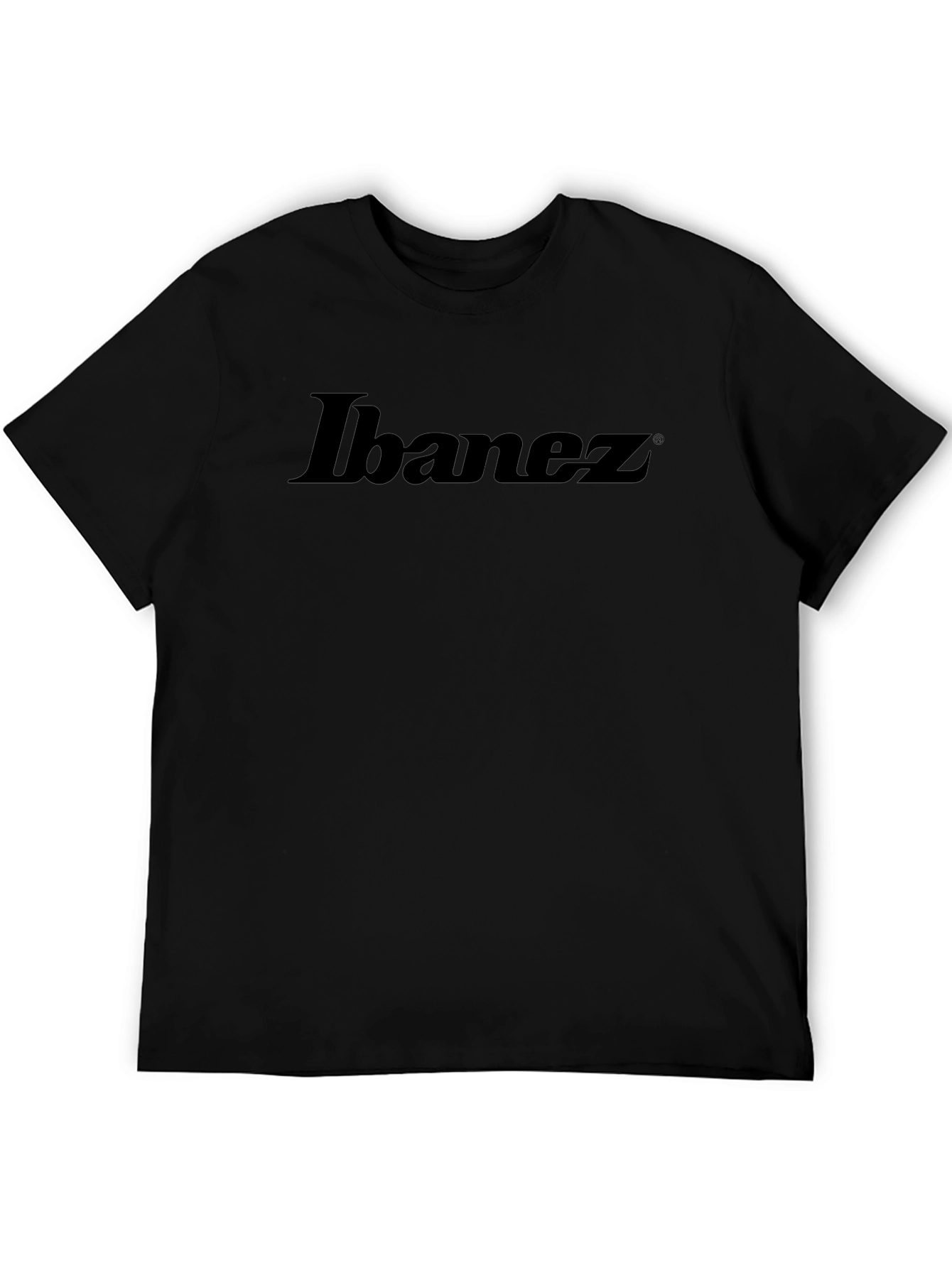 Ibanez Logo Black T-Shirt - Classic Rock Guitar Apparel