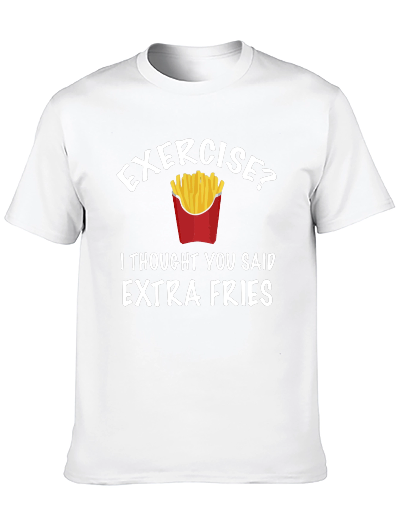Funny Extra Fries Graphic Tee