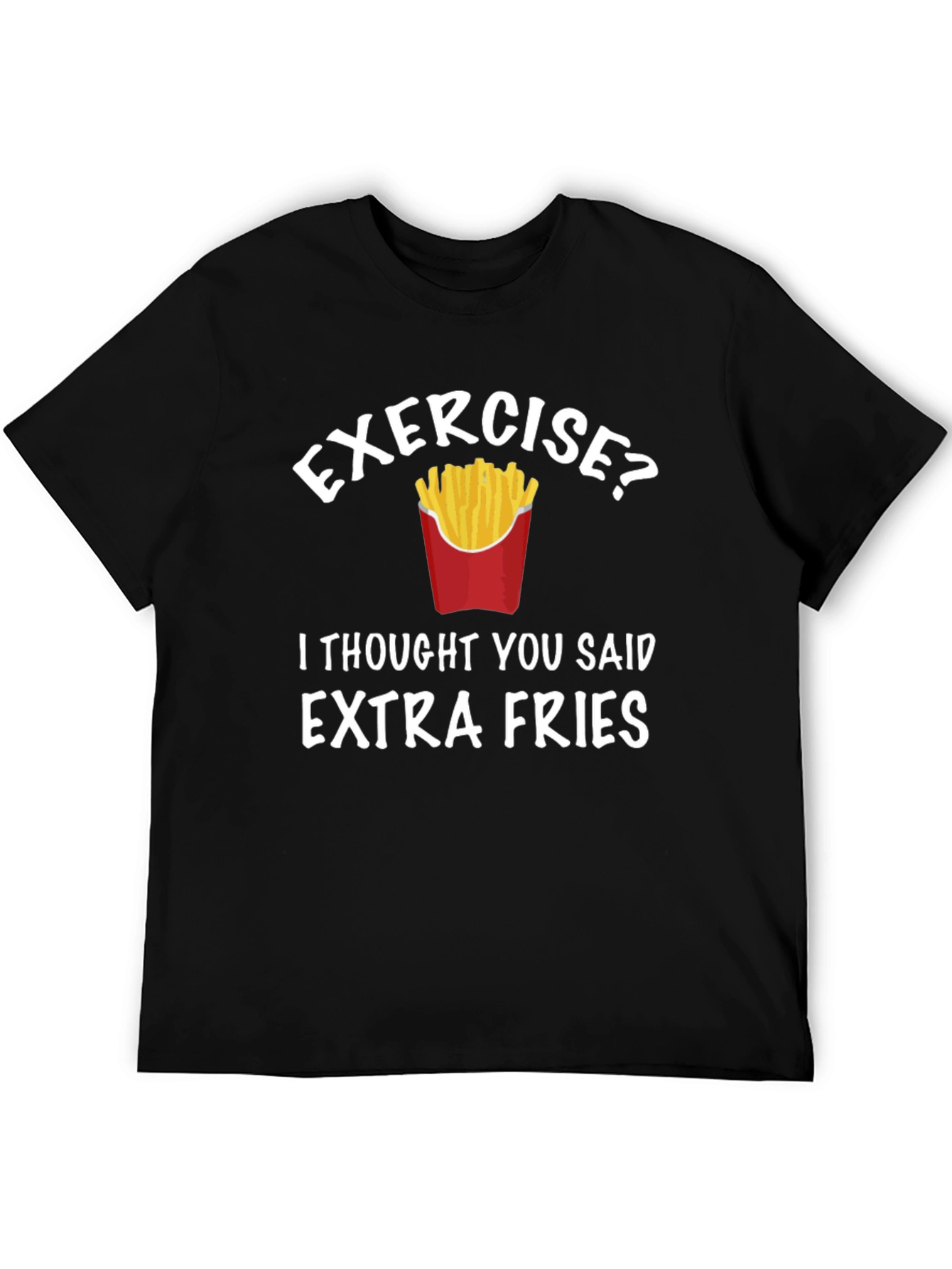 Funny Extra Fries Graphic Tee