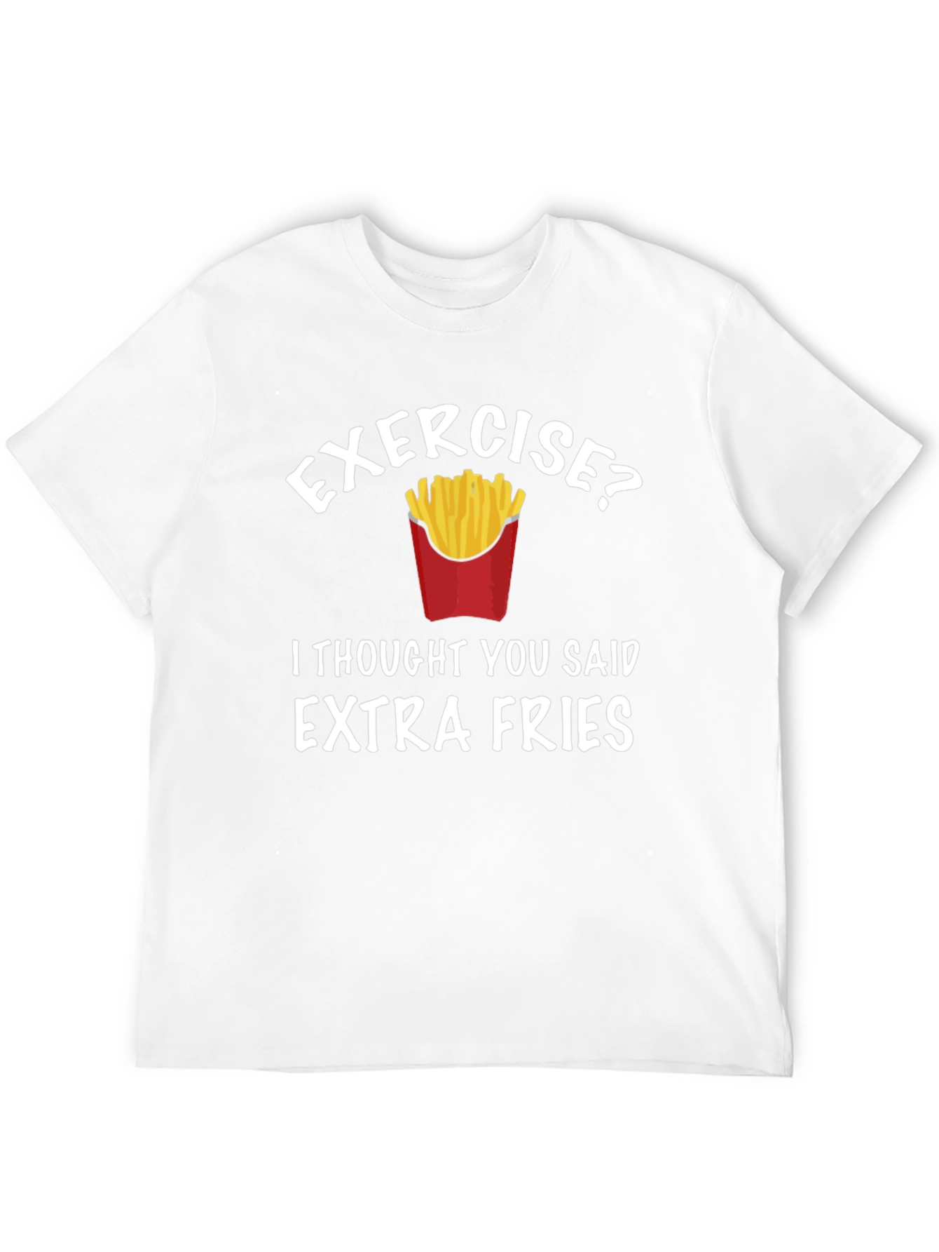 Funny Extra Fries Graphic Tee