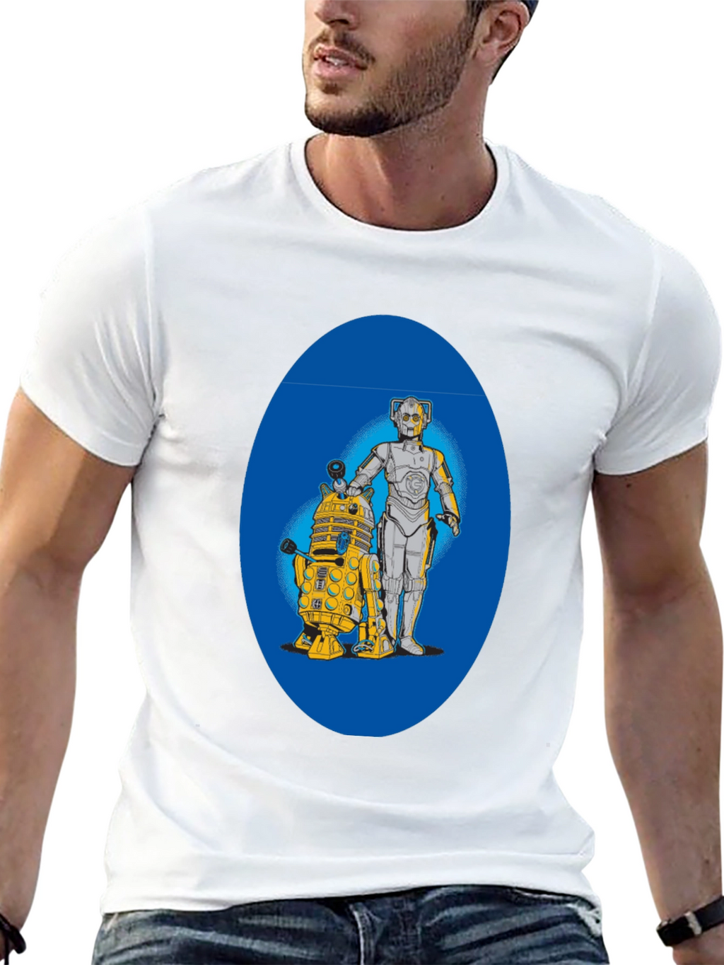 Retro Robot Tee - Sci-Fi Style T-Shirt