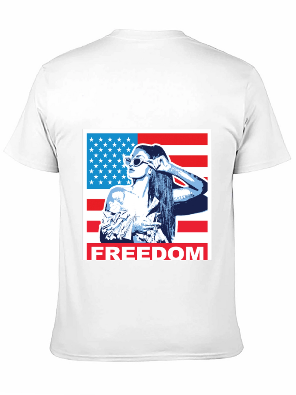 Freedom Graphic T-Shirt - Patriotic USA Design