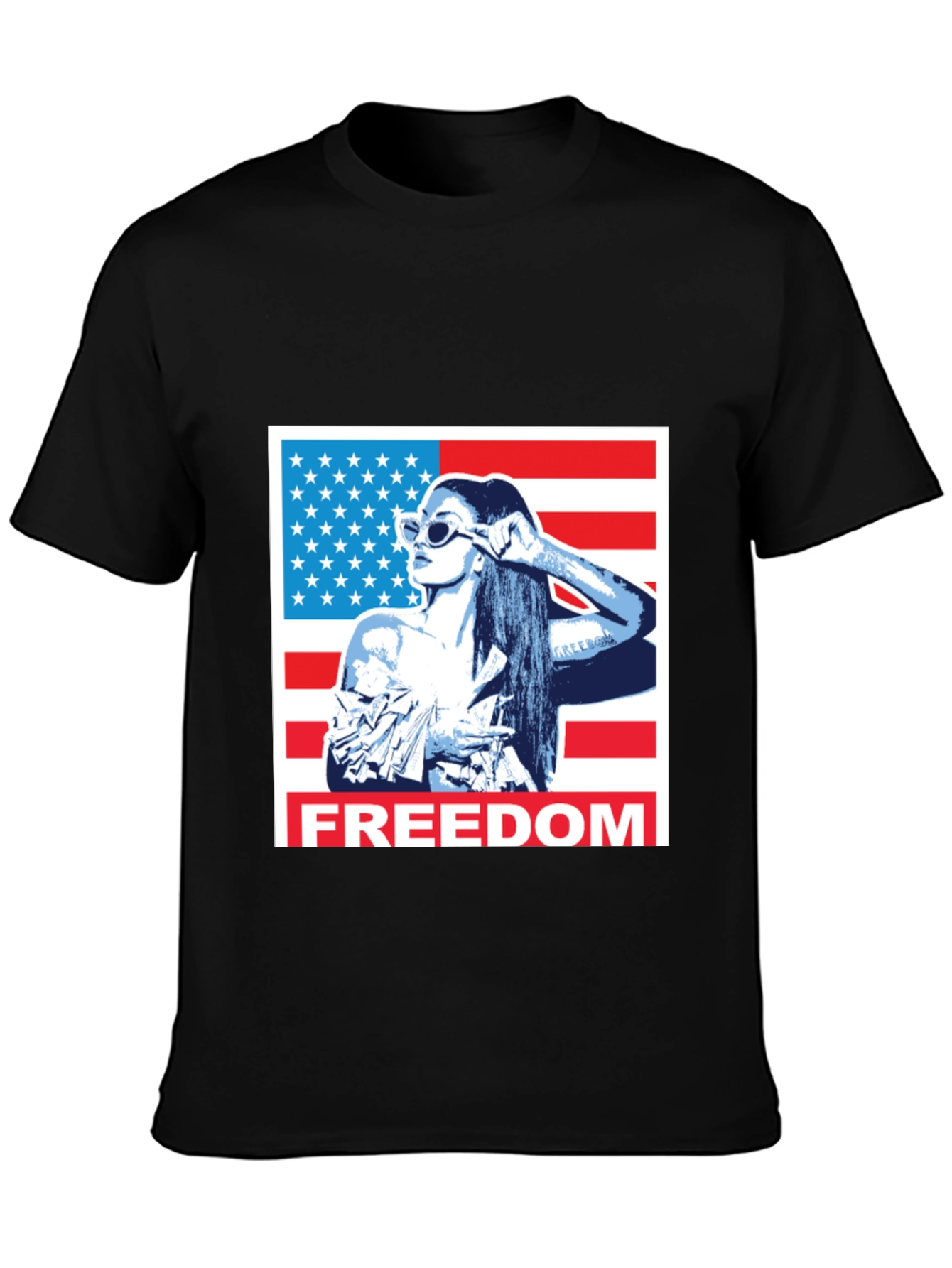 Freedom Graphic T-Shirt - Patriotic USA Design