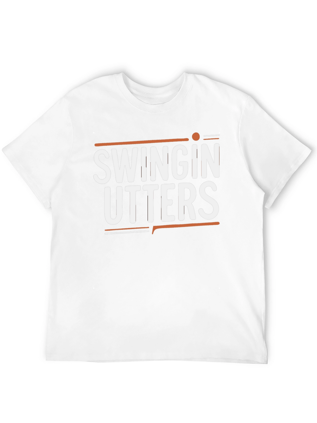 Swingin Utters Graphic Tee - Black Cotton Blend