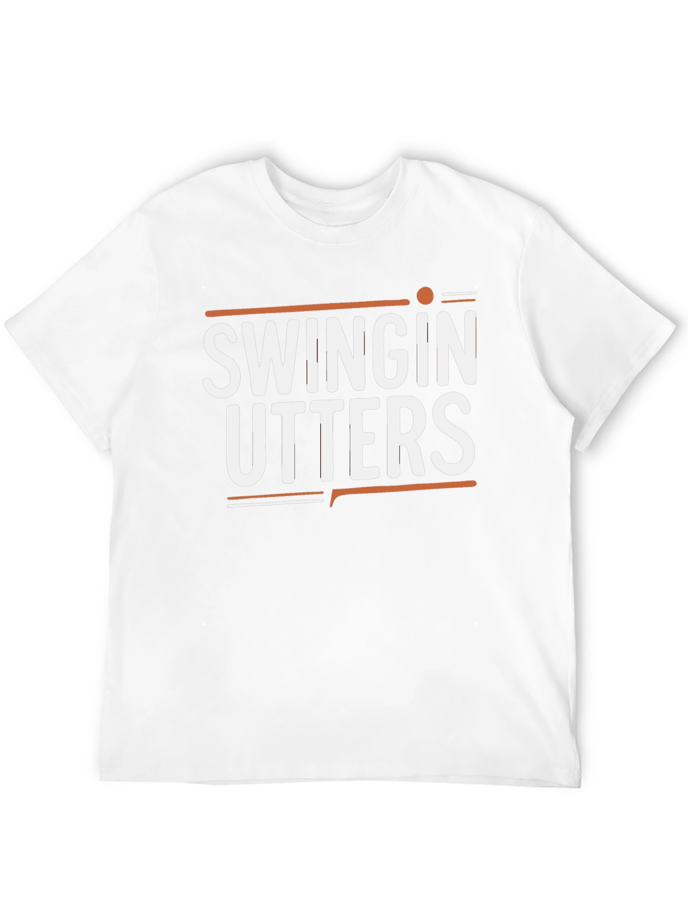 Swingin Utters Graphic Tee - Black Cotton Blend