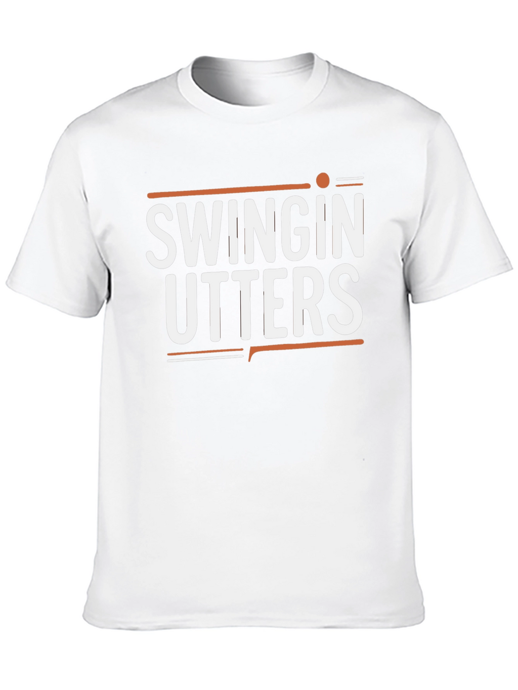 Swingin Utters Graphic Tee - Black Cotton Blend