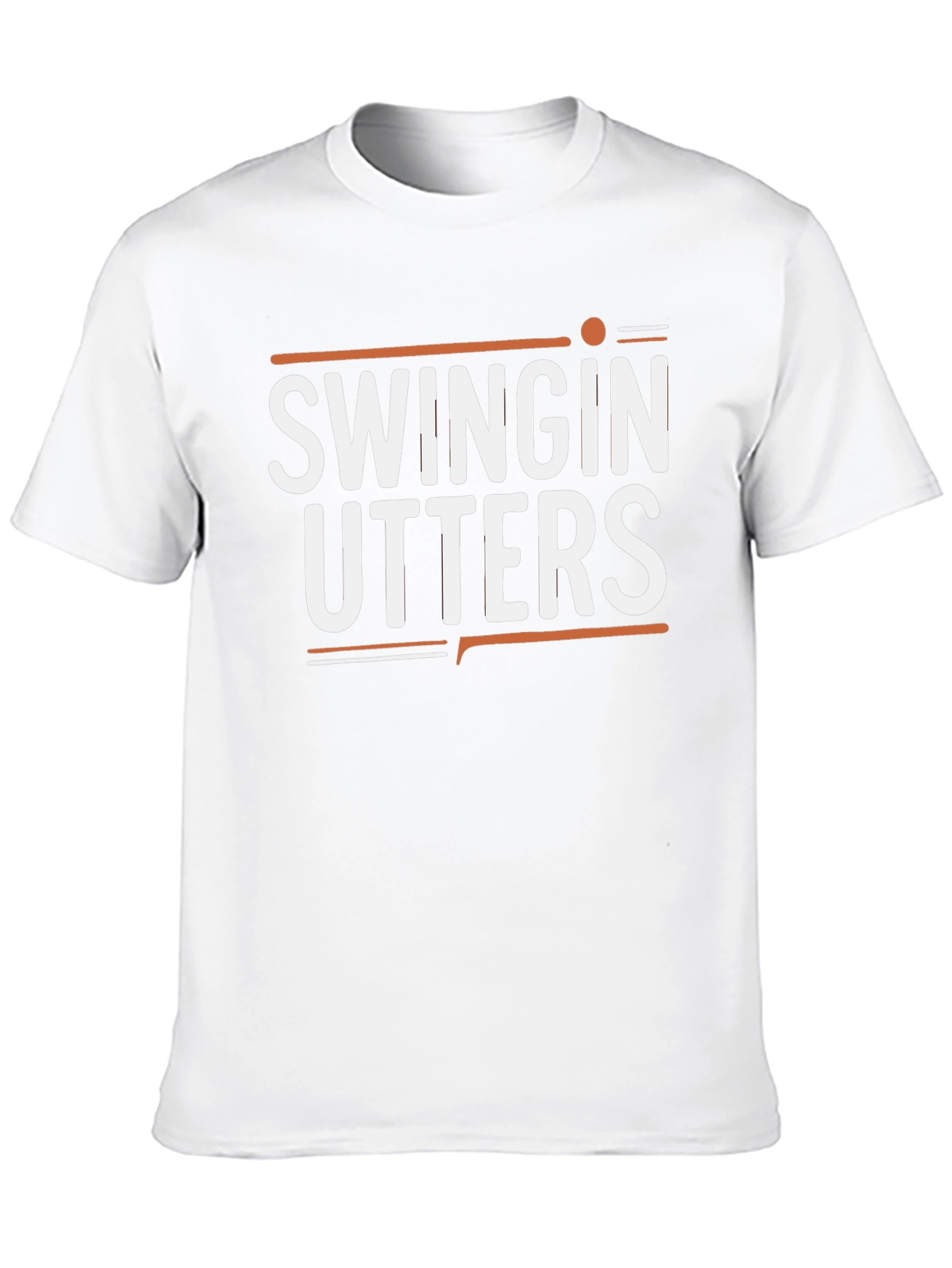 Swingin Utters Graphic Tee - Black Cotton Blend