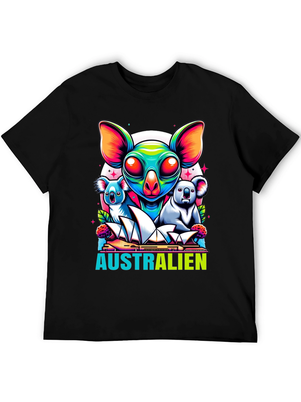 Aussie Pride T-Shirt: Alien Koala Design