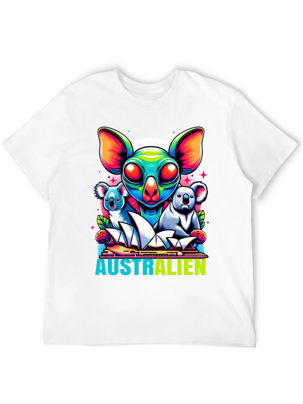Aussie Pride T-Shirt: Alien Koala Design
