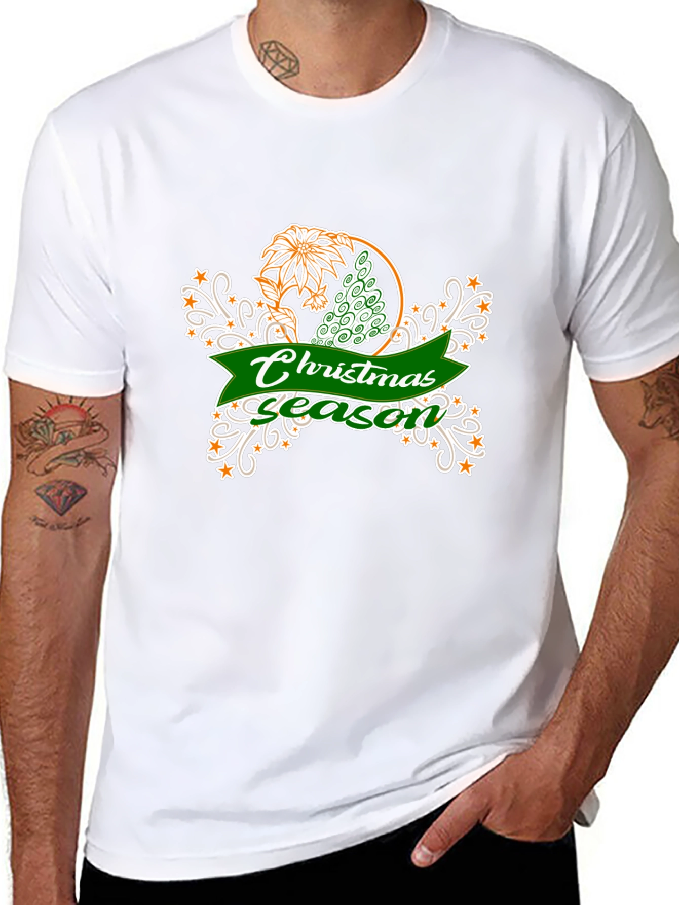 Festive Christmas Season Graphic Tee