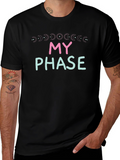 My Phase Moon Cycle Graphic Tee - Black