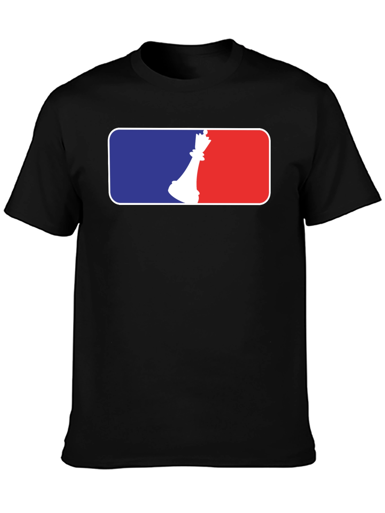 Chess Queen Black T-Shirt - Strategy Game Design