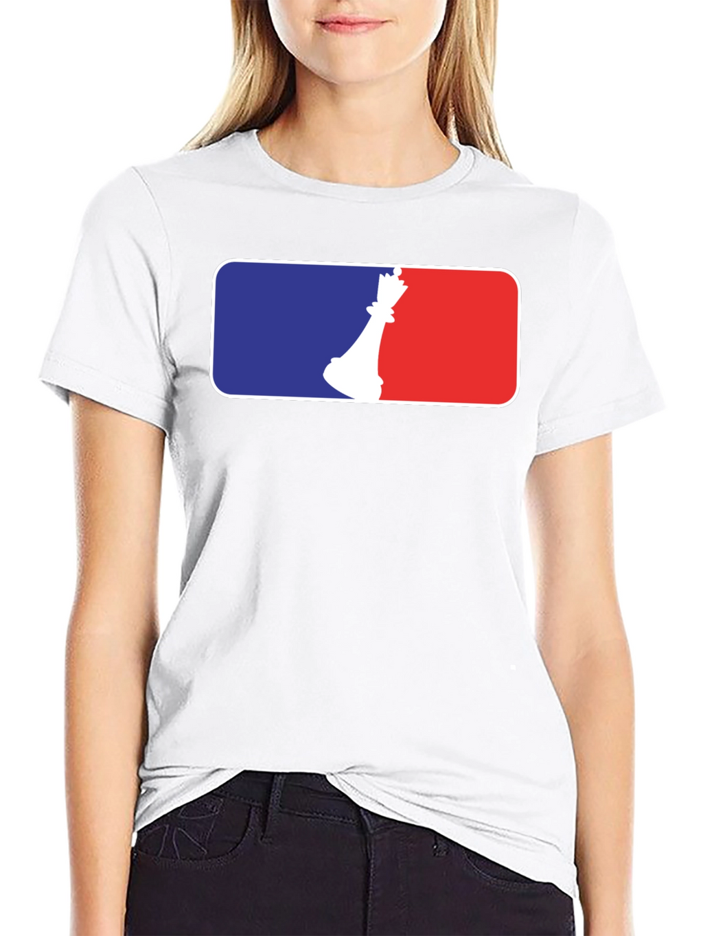 Chess Queen Black T-Shirt - Strategy Game Design