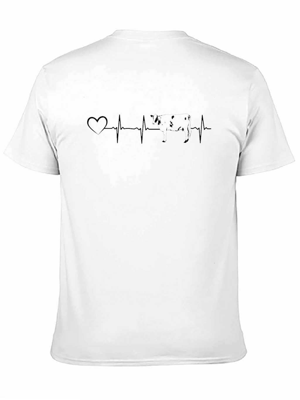 Heartbeat Dog Lover T-Shirt - Black