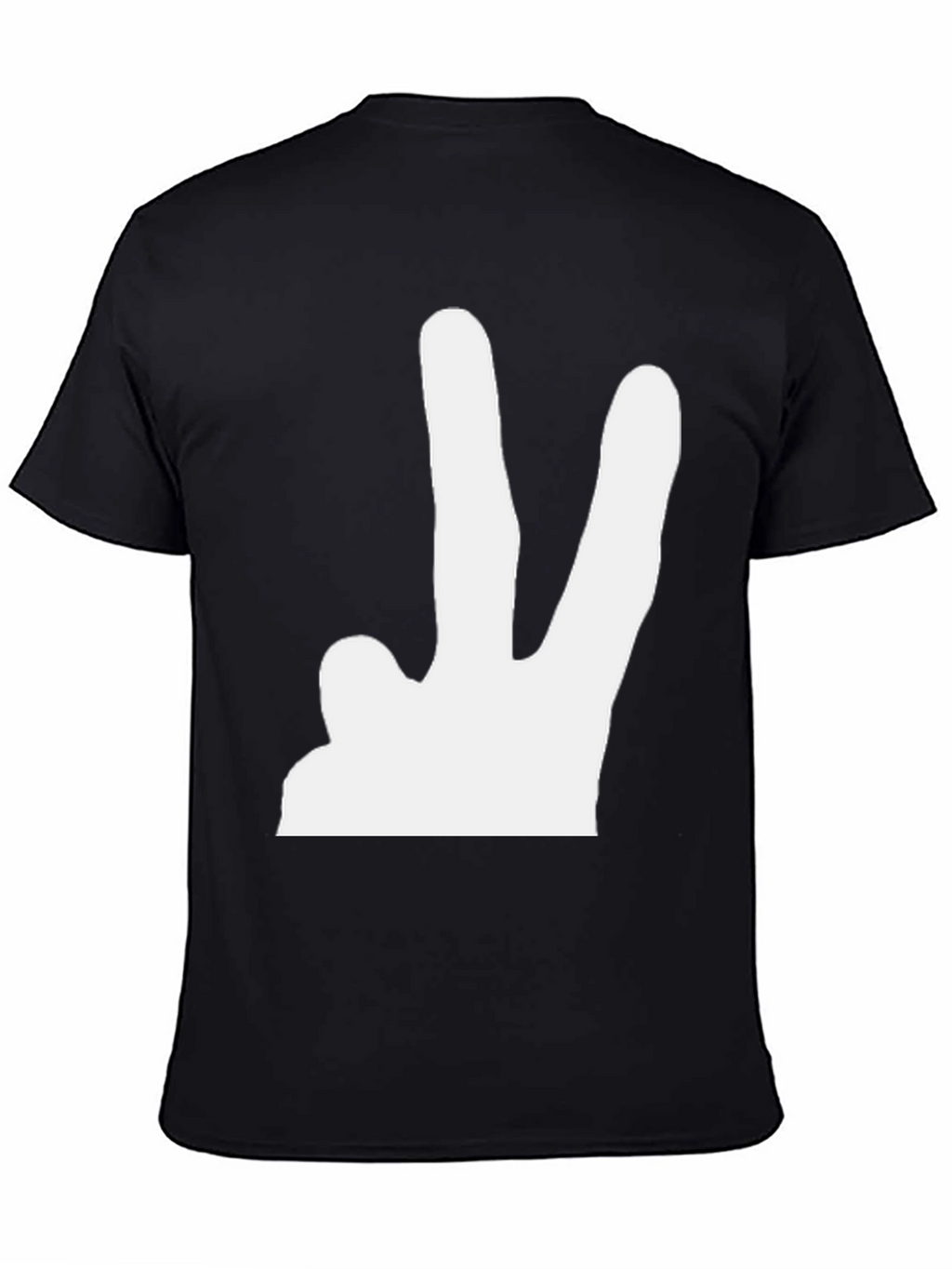 Peace Sign Black T-Shirt