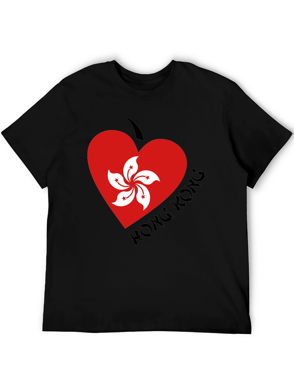 Hong Kong Heart Flag T-Shirt