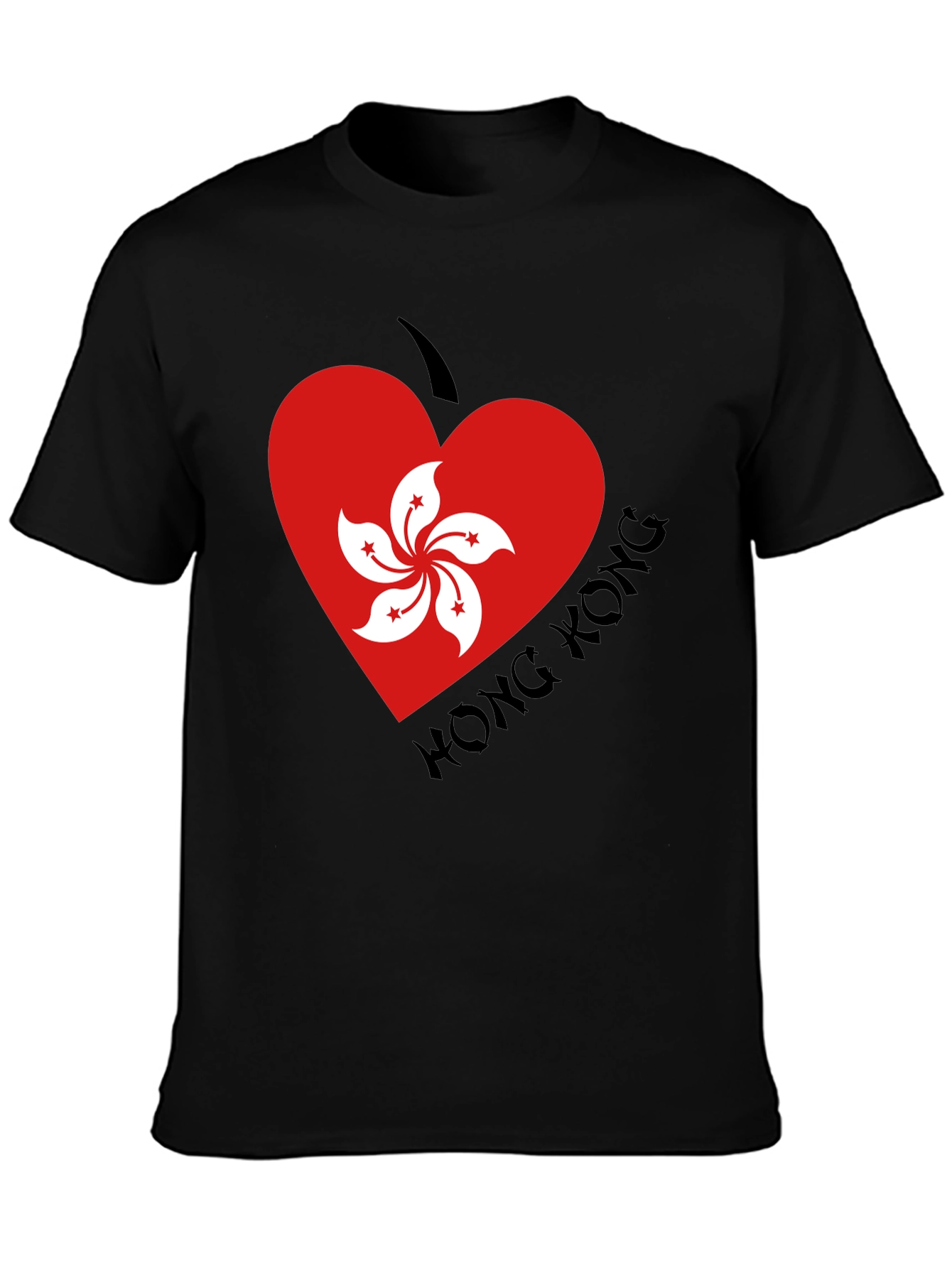 Hong Kong Heart Flag T-Shirt