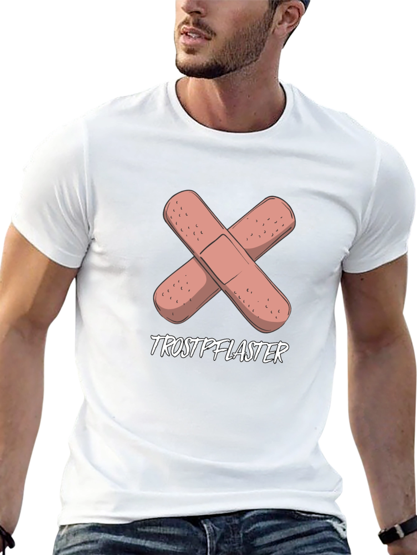 Trostpflaster Band-Aid Cross Graphic Tee - Black