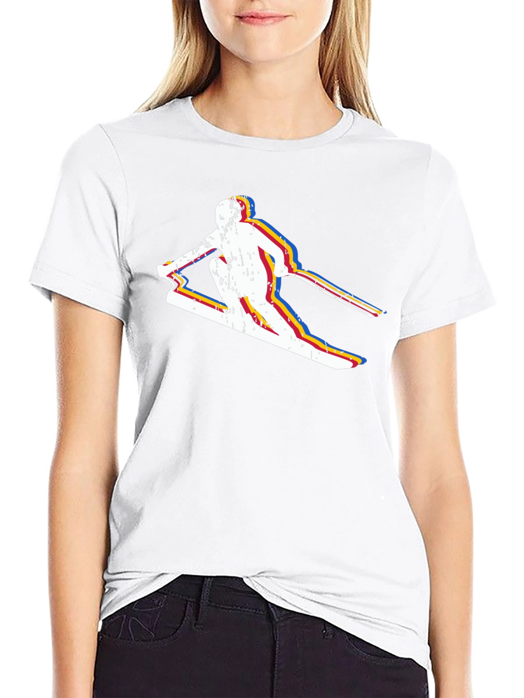 Retro Skiing T-Shirt