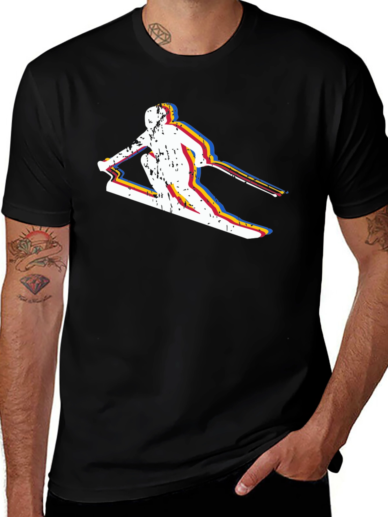 Retro Skiing T-Shirt