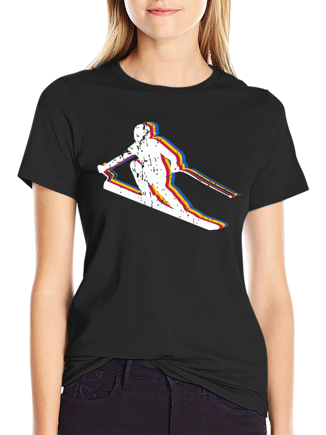 Retro Skiing T-Shirt