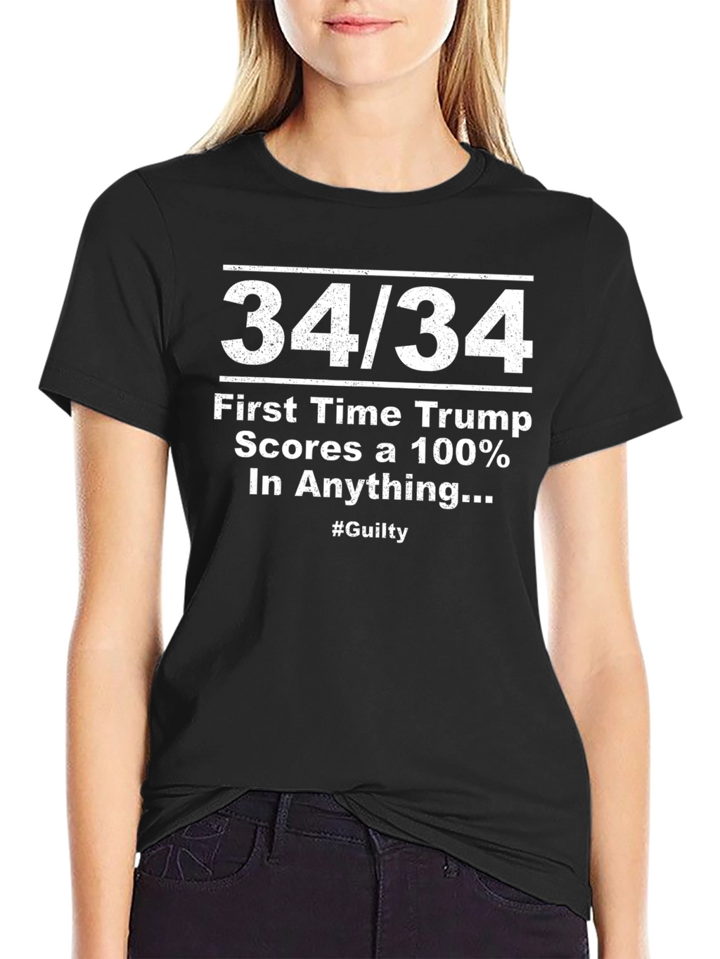 34/34 Trump Humor T-Shirt