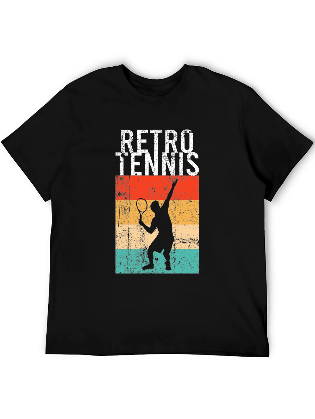 Retro Tennis Player Graphic Tee