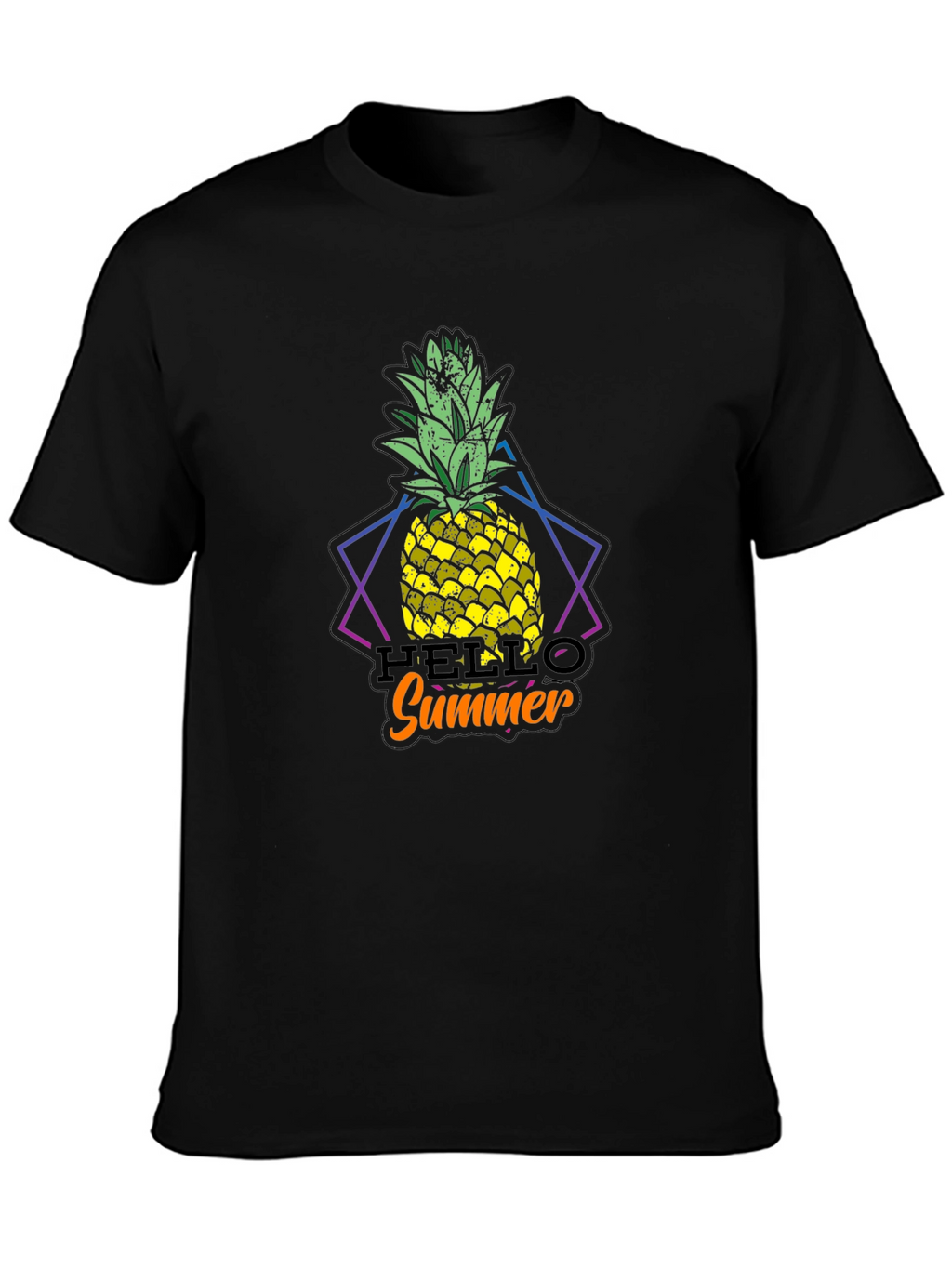 Hello Summer Pineapple Graphic Tee