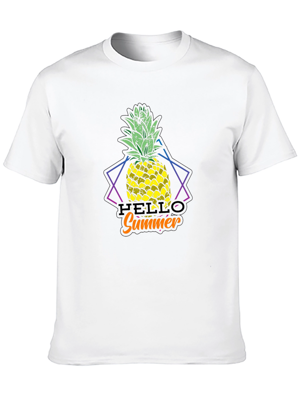 Hello Summer Pineapple Graphic Tee