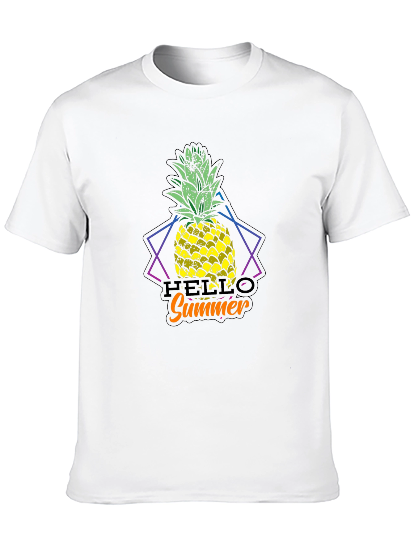 Hello Summer Pineapple Graphic Tee