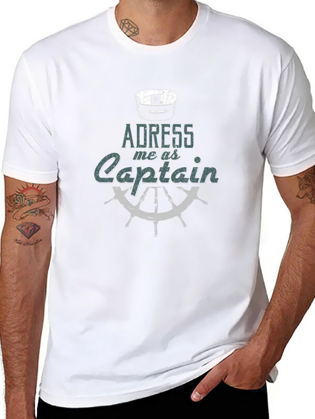 Address Me As Captain T-Shirt