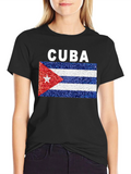 Cuba Flag T-Shirt - Patriotic Cuban Pride