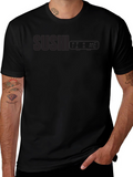 Sushi Time Graphic Black T-Shirt