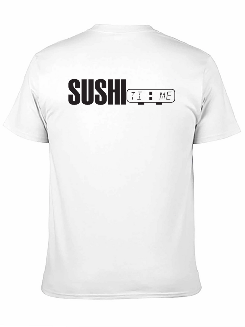 Sushi Time Graphic Black T-Shirt