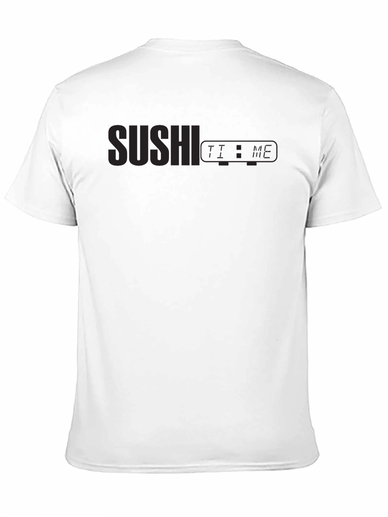 Sushi Time Graphic Black T-Shirt