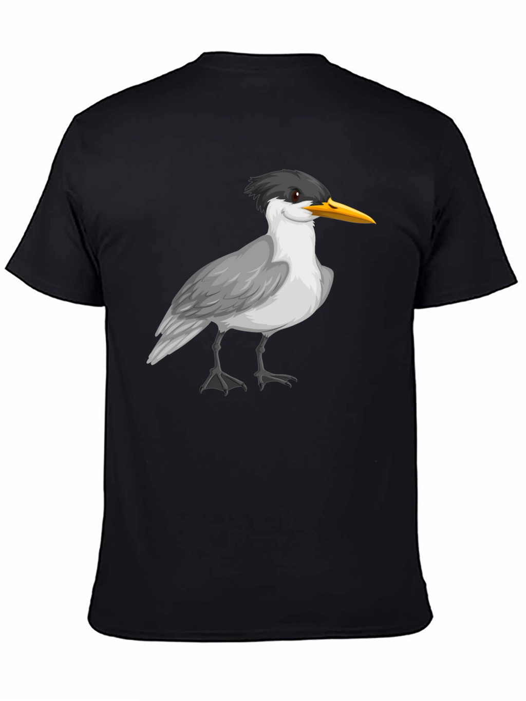 Bird Graphic Black T-Shirt