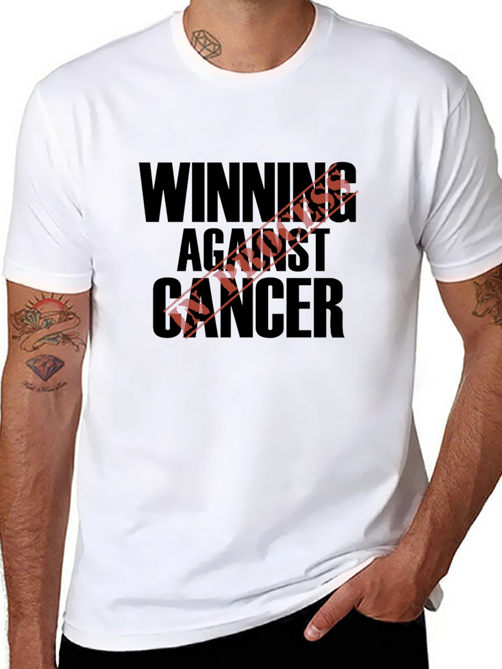 Winning Against Cancer T-Shirt: Strength & Hope