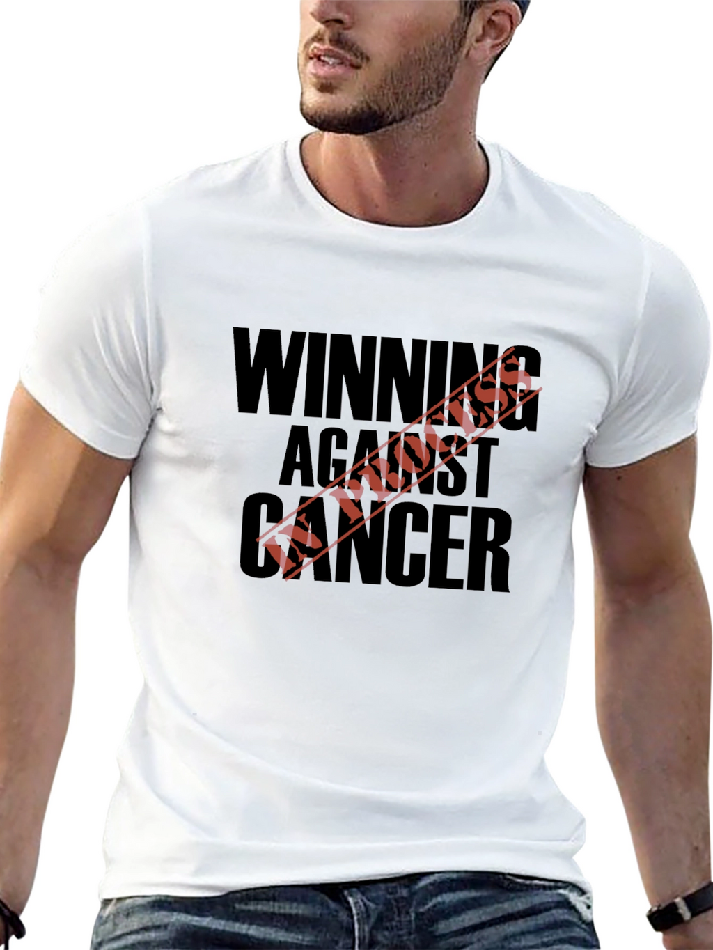 Winning Against Cancer T-Shirt: Strength & Hope