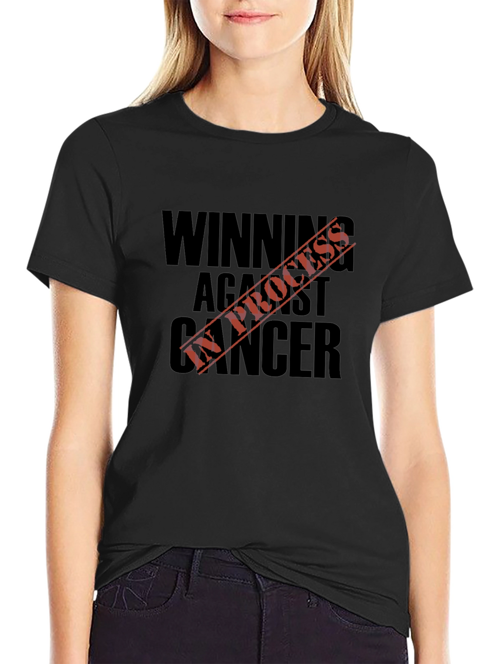 Winning Against Cancer T-Shirt: Strength & Hope
