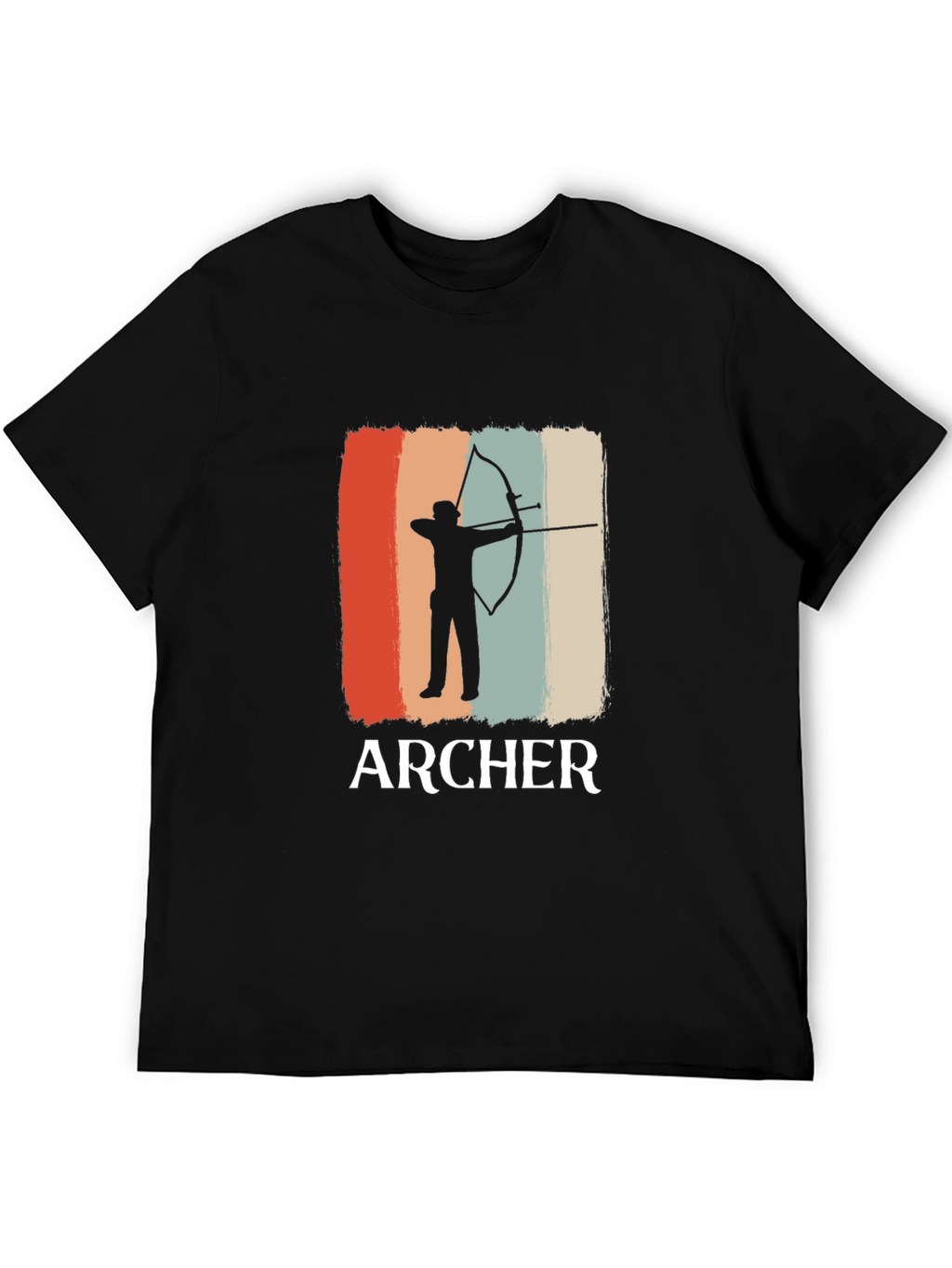 Archer Silhouette T-Shirt Retro Design