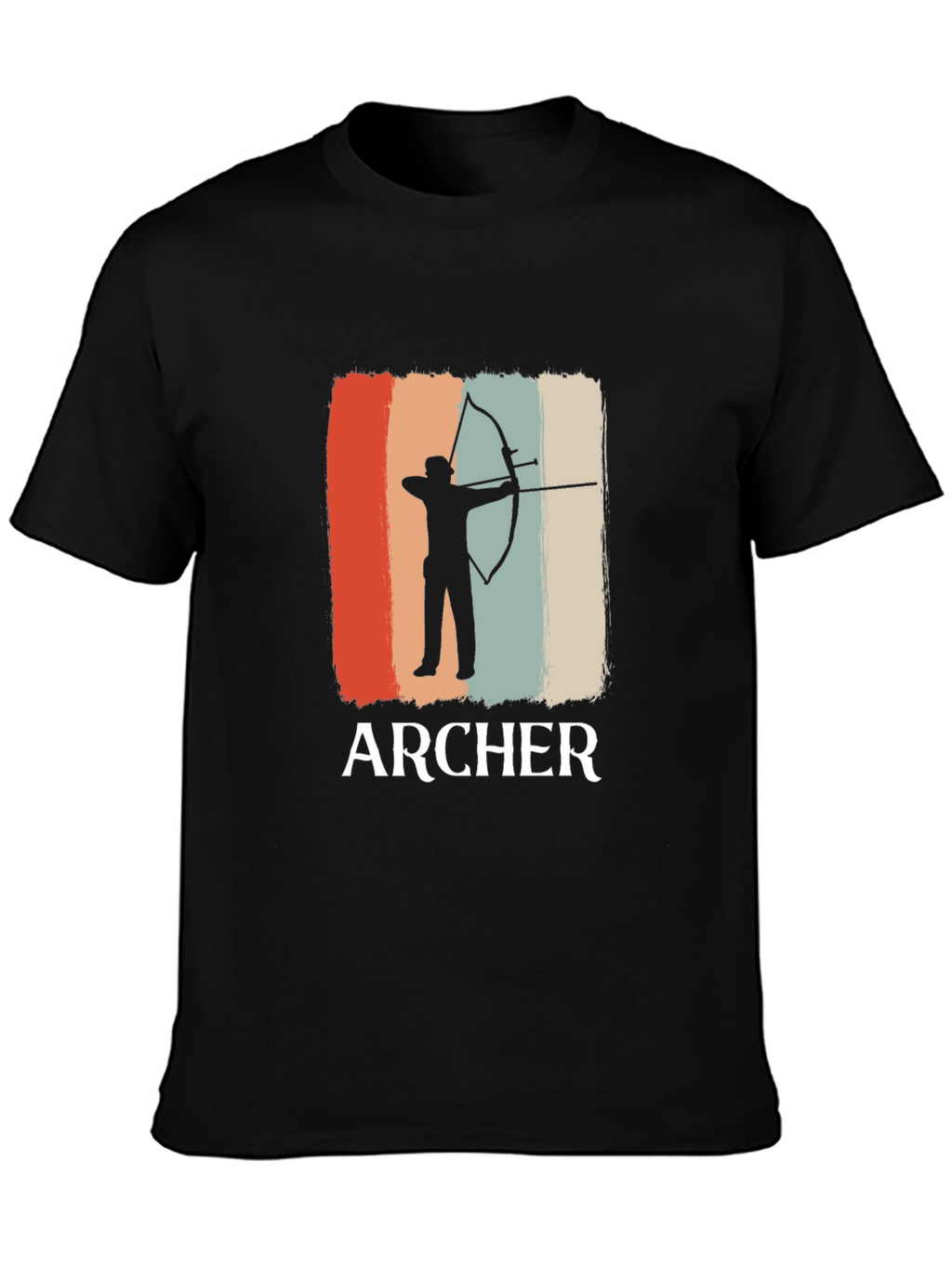 Archer Silhouette T-Shirt Retro Design