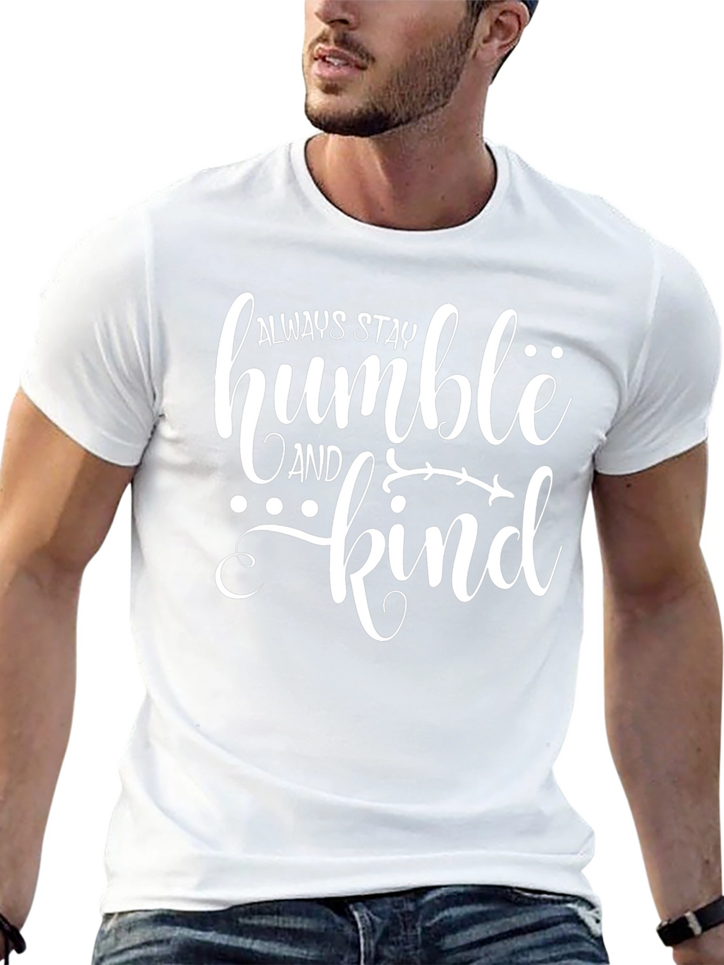 Always Stay Humble and Kind Black T-Shirt