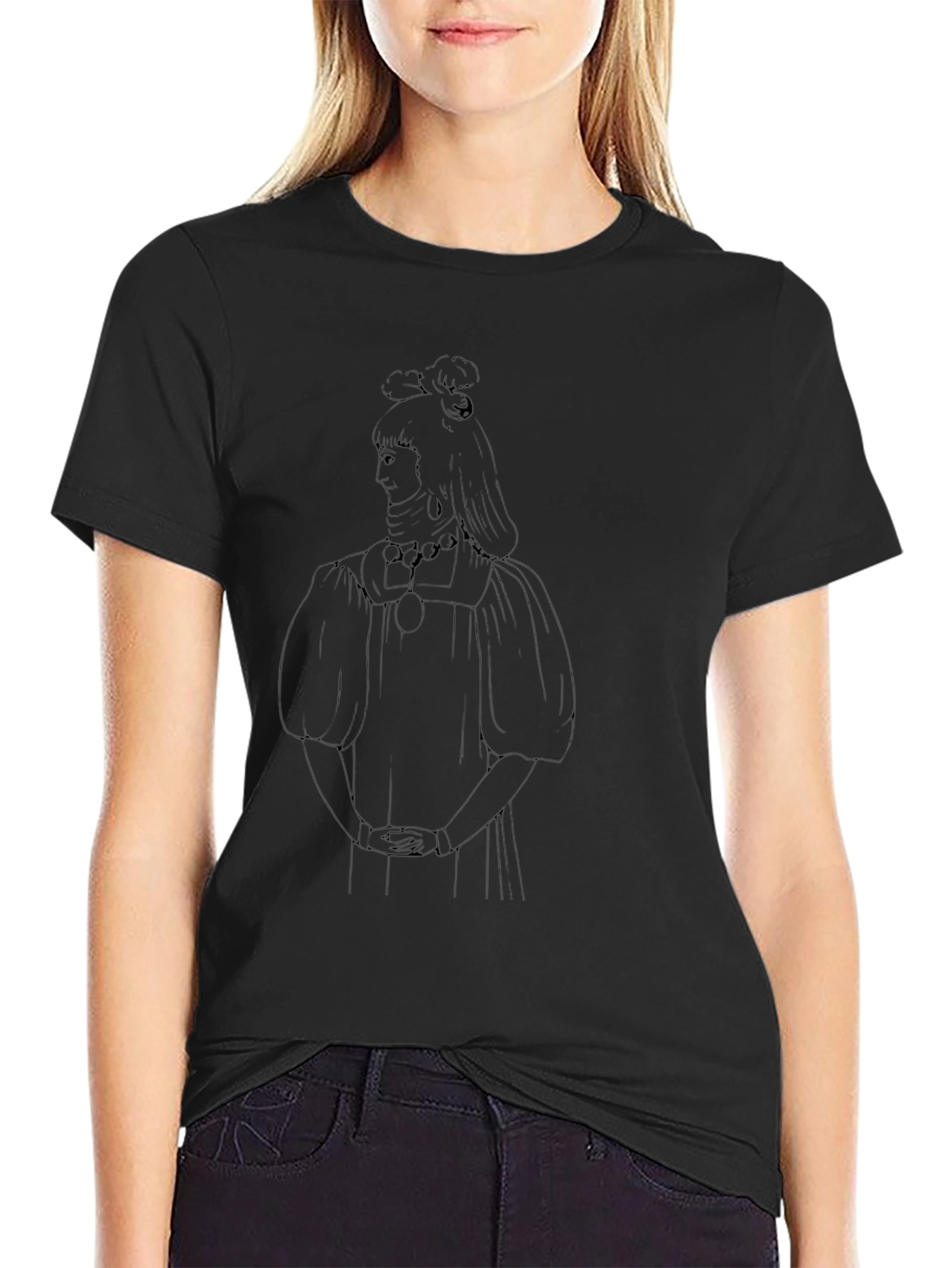 Line Art T-Shirt - Stylish Graphic Tee