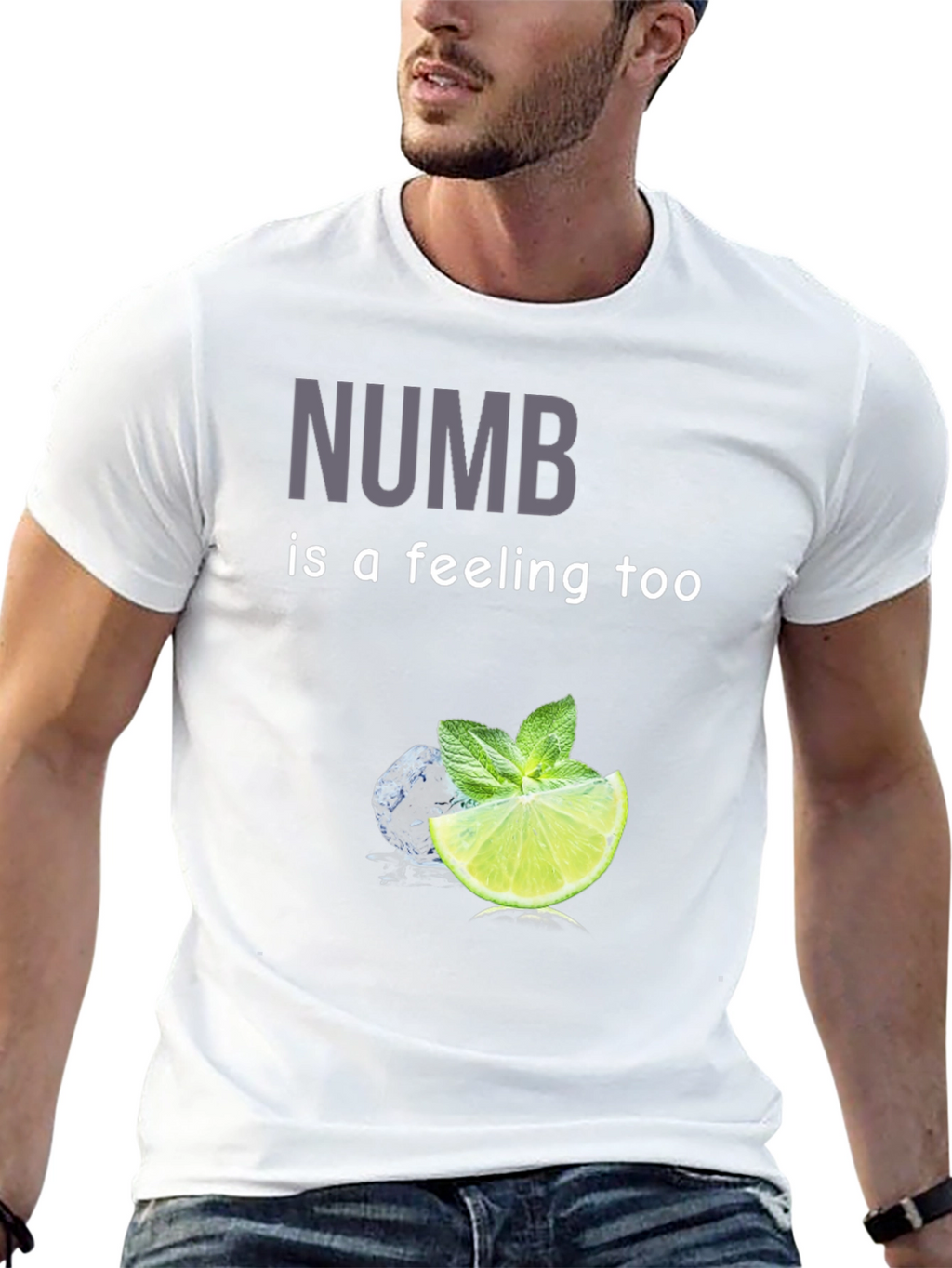 Numb Feeling Graphic Tee - Stylish Comfort
