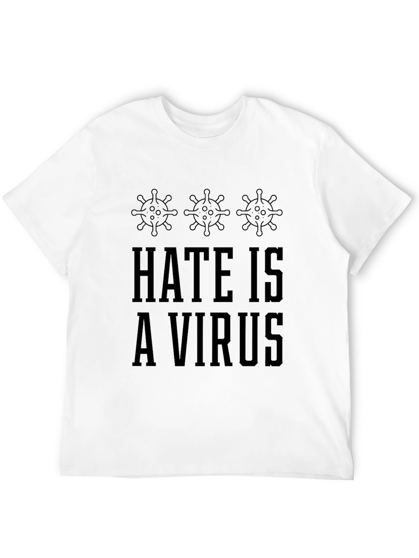 Hate Is A Virus Graphic T-Shirt