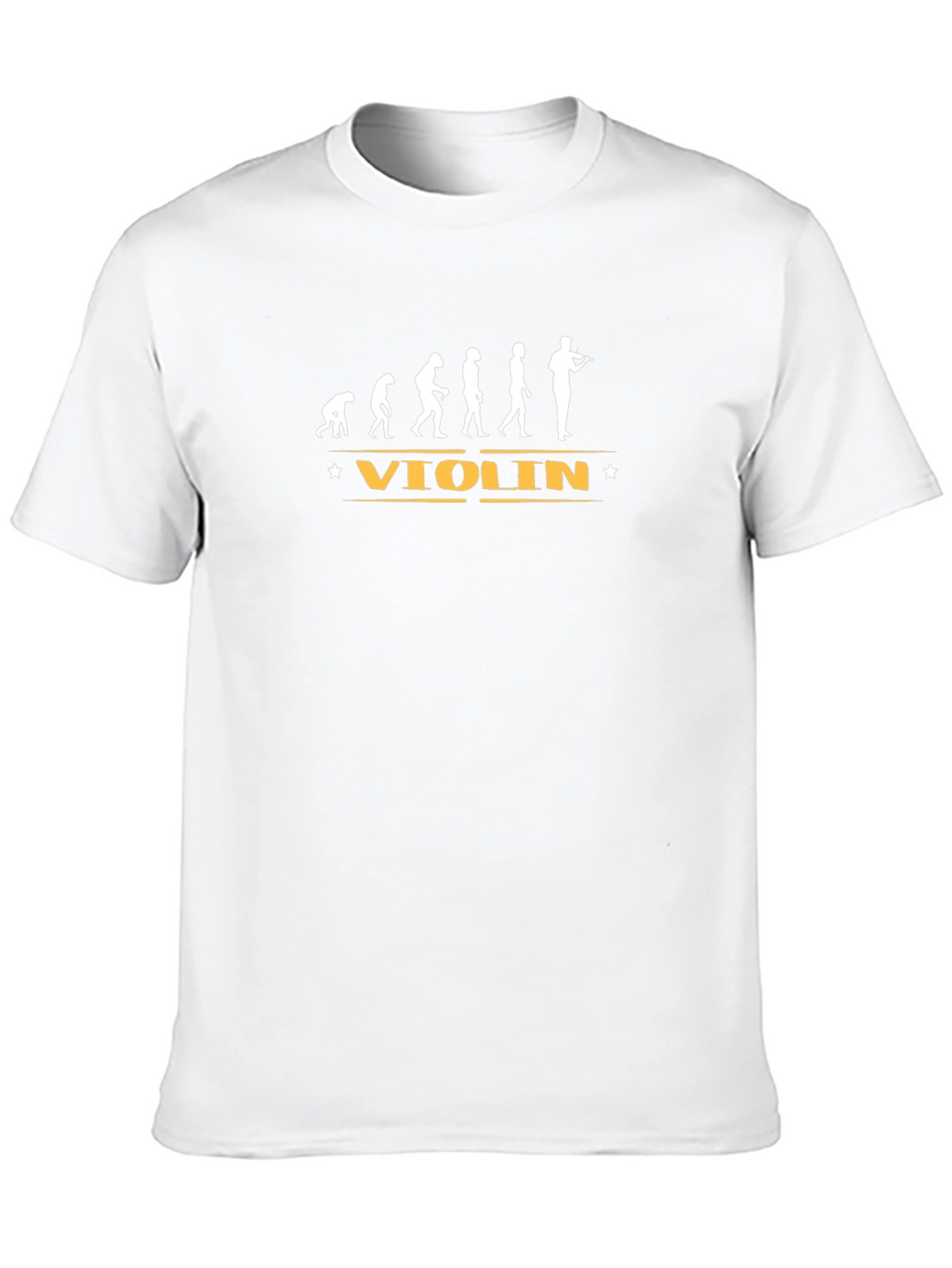 Violin Evolution Black Graphic T-Shirt