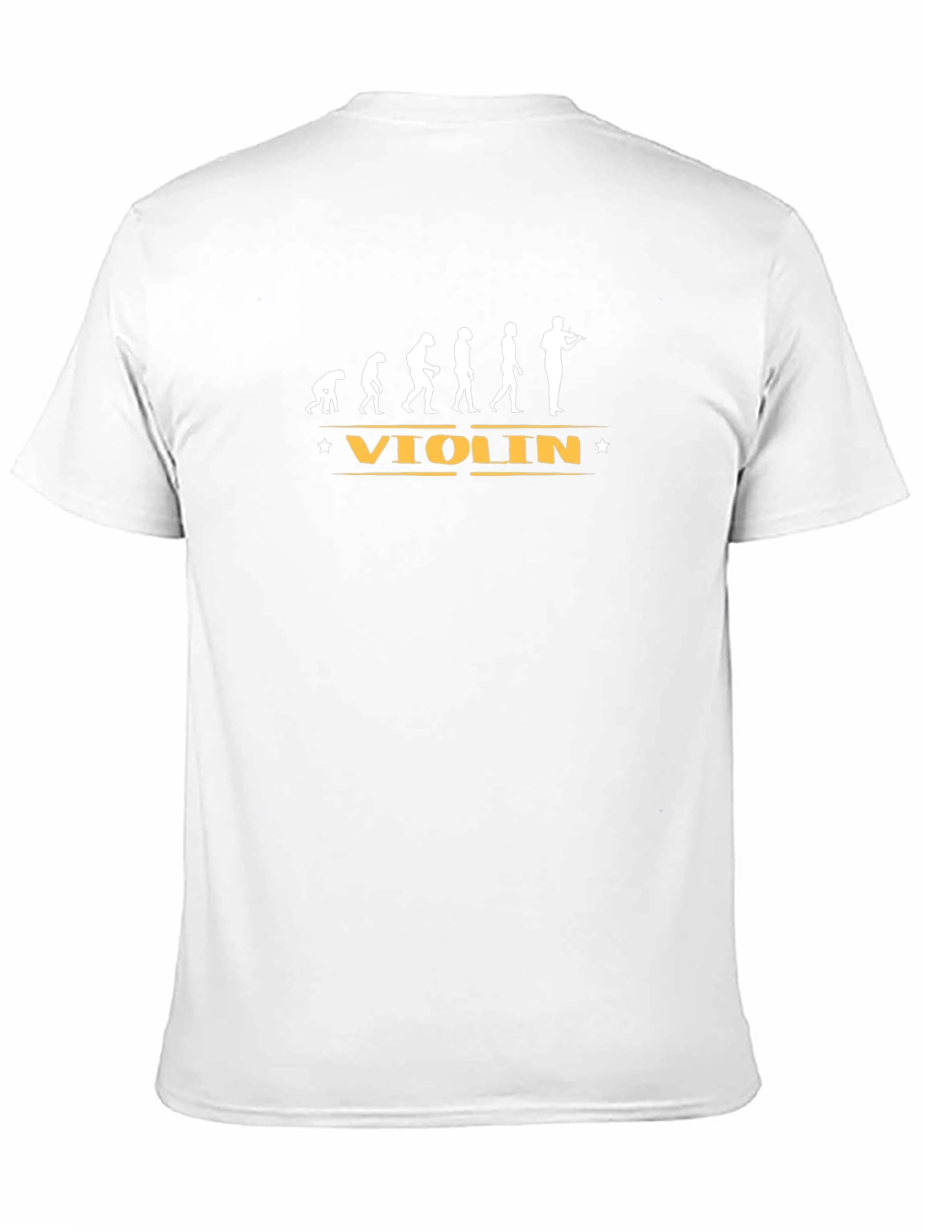 Violin Evolution Black Graphic T-Shirt