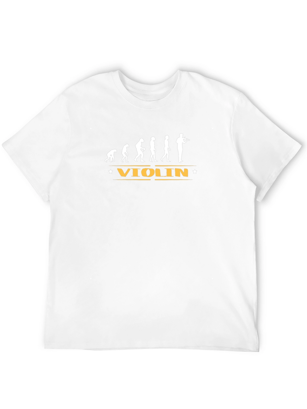 Violin Evolution Black Graphic T-Shirt