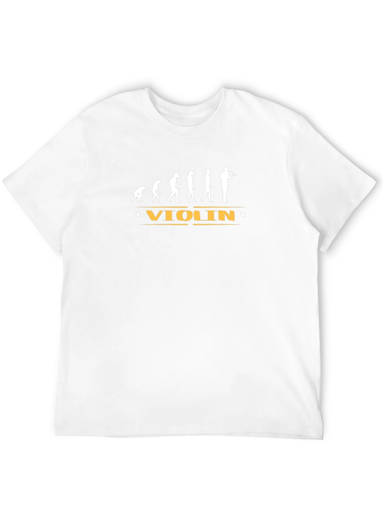 Violin Evolution Black Graphic T-Shirt